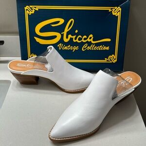 Sbicca Women’s leather mule size 7